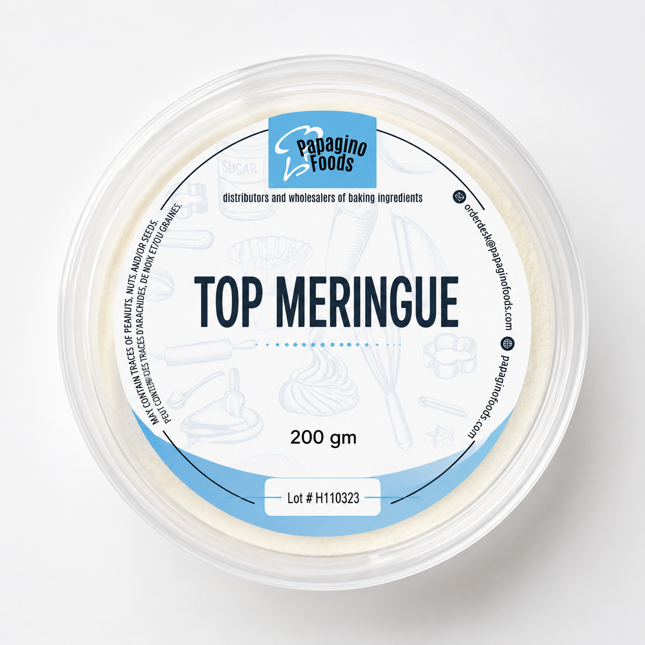 IRCA Top Meringue – Professional Meringue Mix | Horeca Line 200 gm