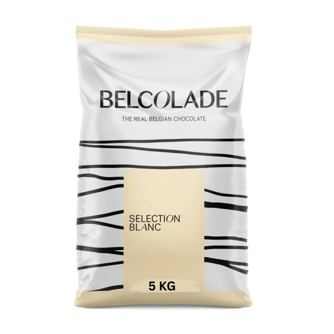 Belcolade 30% White Chocolate Drops 5 KG **Pickup Only OR Shipping At Your Own Risk** - Papagino Foods Inc.