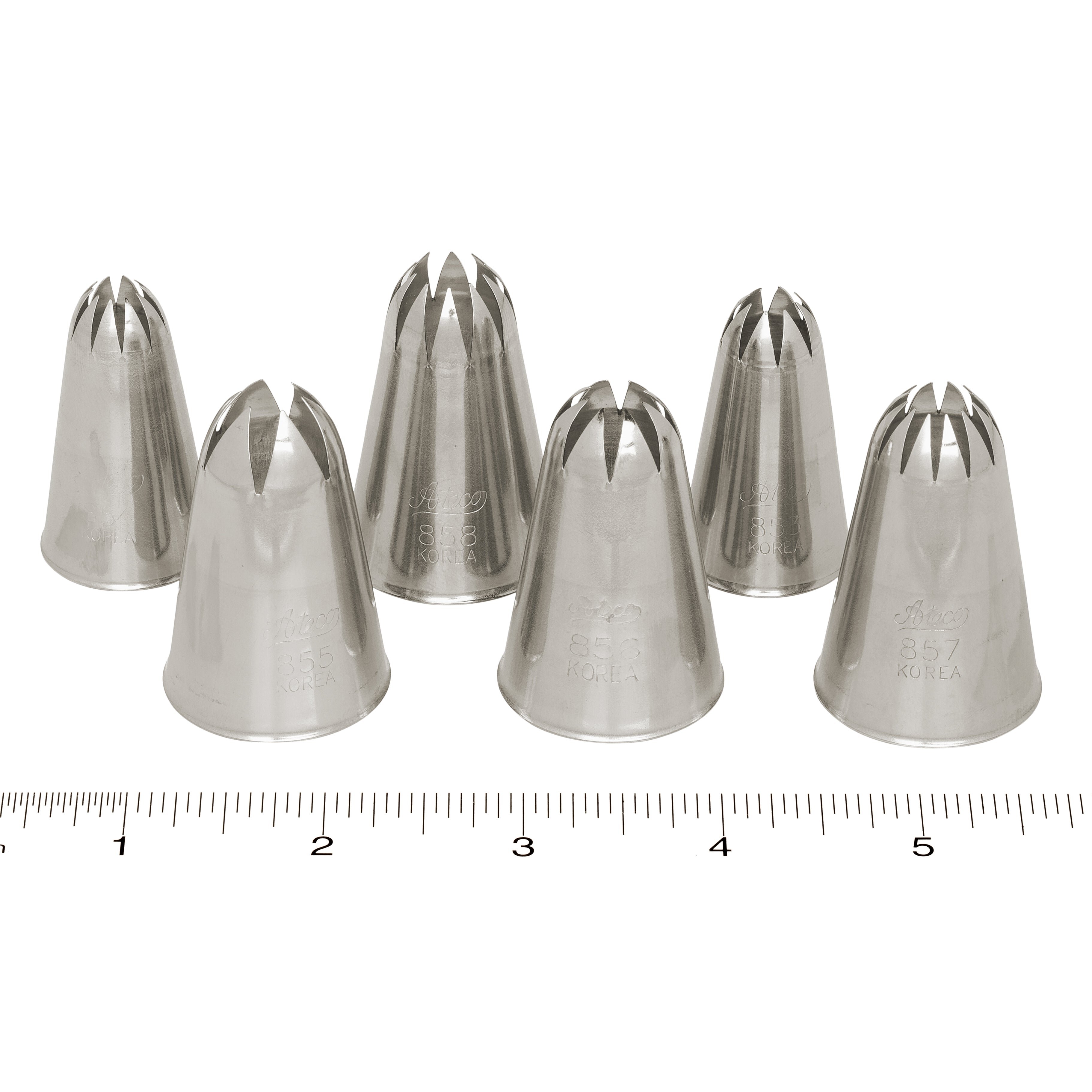 Ateco Pastry Tube Closed Star #858 - Papagino Foods Inc.