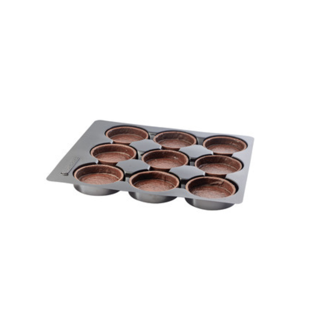 Choc Tart Shells Large Round 45 pcs La Rose Noire (PICK-UP ONLY) - Papagino Foods Inc.