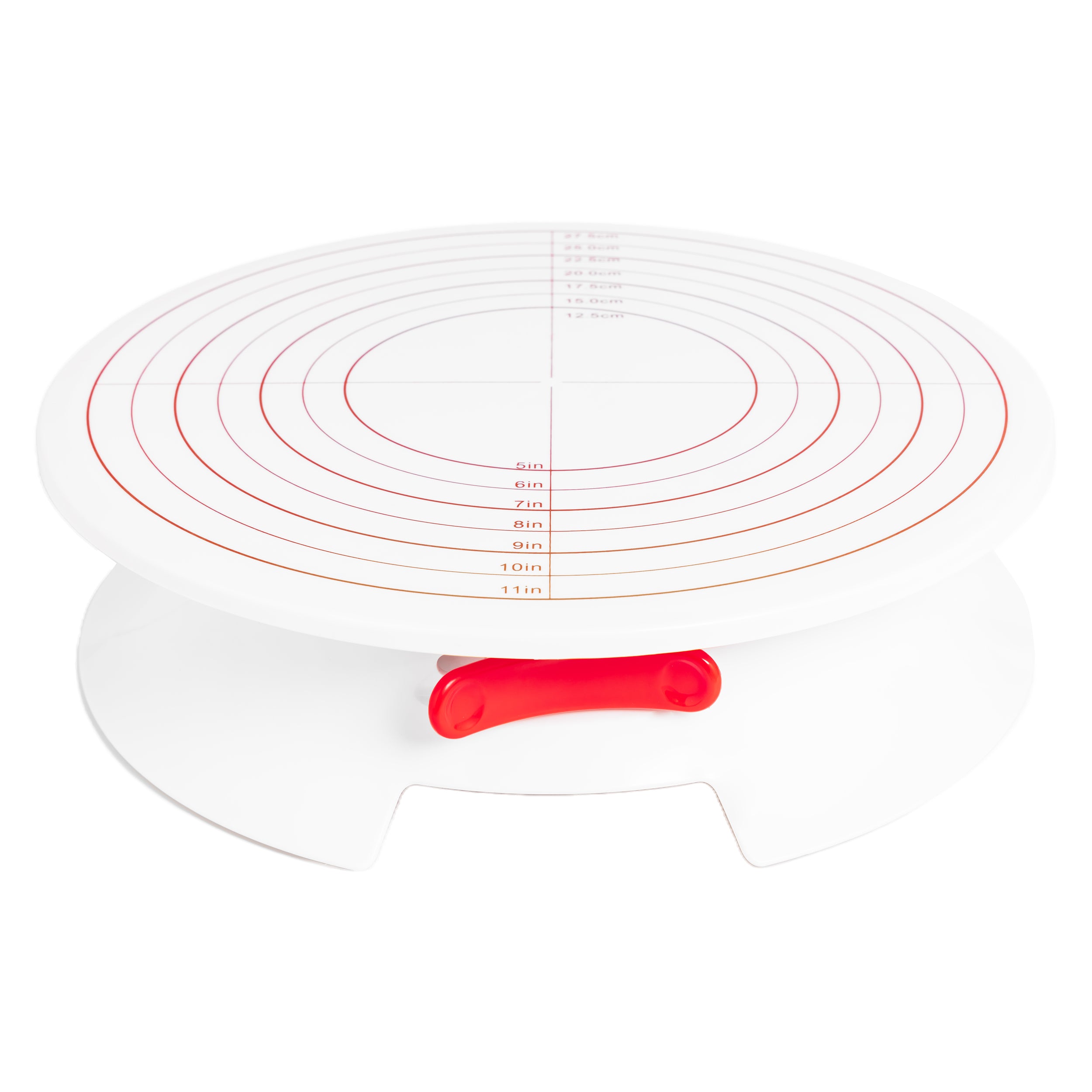 Fat Daddio’s ABS Turntable with Brake and top measuring guide # TT-123B - Papagino Foods Inc.