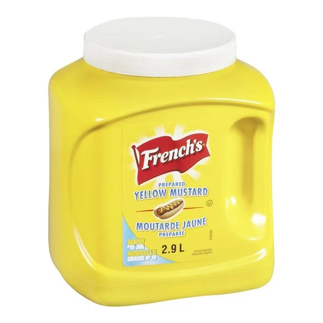 French's - Prepared Yellow Mustard 2.9 L - Papagino Foods Inc.
