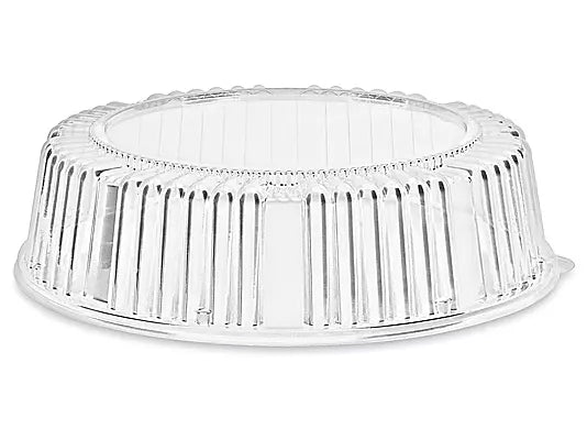 STi 12-Inch Dome Lids for Catering Trays Clear Plastic - 50 pcs - Papagino Foods Inc.