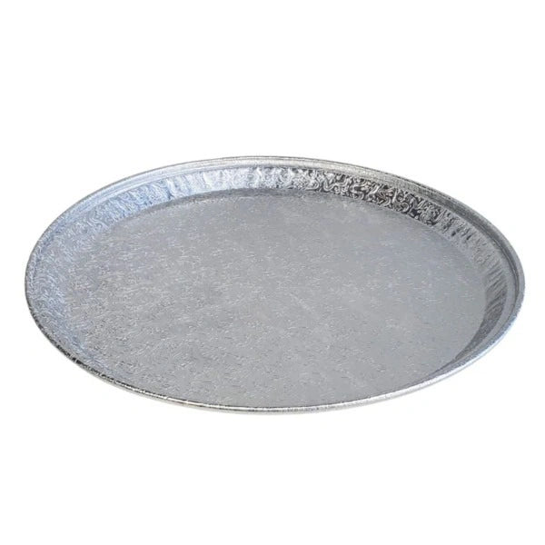 Titan 12" Silver Round Catering Trays – 50 pcs - Papagino Foods Inc.