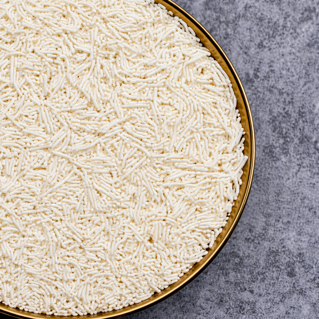 White Sprinkles 3KG Sprinkles d'Art - Papagino Foods Inc.