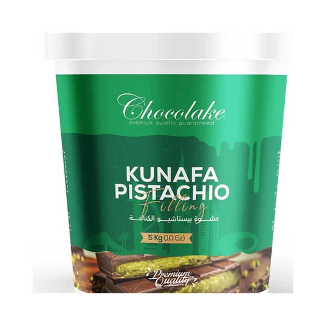 Kunafa Pistachio Flavor Filling 5 KG - Papagino Foods Inc.