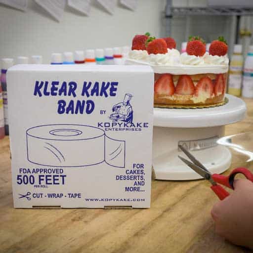 KopyKake Acetate Cake Band 3" x 500' - Papagino Foods Inc.