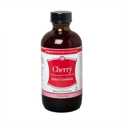 LorAnn Oils Cherry, Bakery Emulsion - 4 OZ #0774-0806B - Papagino Foods Inc.