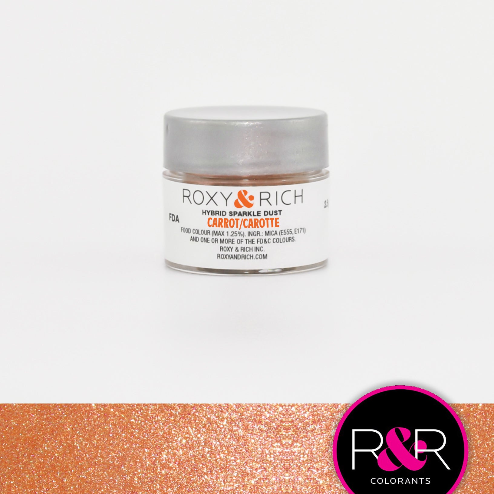 Roxy & Rich Hybrid Sparkle Dust Carrot (#S2-018) - 2.5 gm - Papagino Foods Inc.