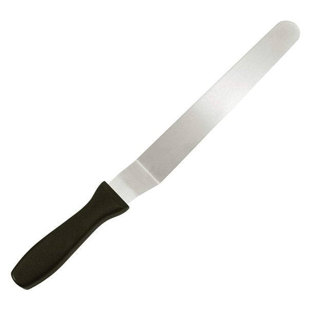 Fat Daddio, Stainless Steel, Angled Icing Spatula 4 in (SPAT-4OS) - Papagino Foods Inc.