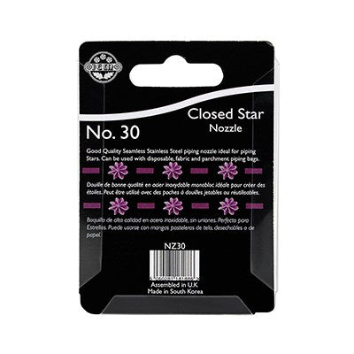 JEM Nozzle - Closed Star #30 #NZ30 - Papagino Foods Inc.