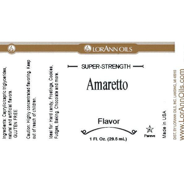 LorAnn Oils Amaretto Flavor - 1 OZ - Papagino Foods Inc.
