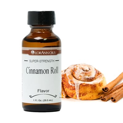LorAnn Oils Cinnamon Roll Flavor - 1 OZ # 0212-0500 - Papagino Foods Inc.