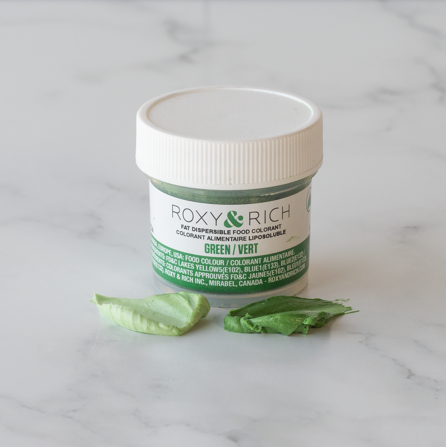 Roxy & Rich Fat Dispersible Dust Green (# P5-B07) - 5 G - Papagino Foods Inc.
