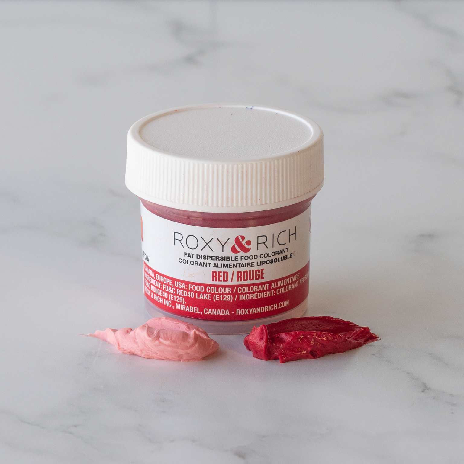 Roxy & Rich Fat Dispersible Dust Red (# P15-B03) - 15 G - Papagino Foods Inc.