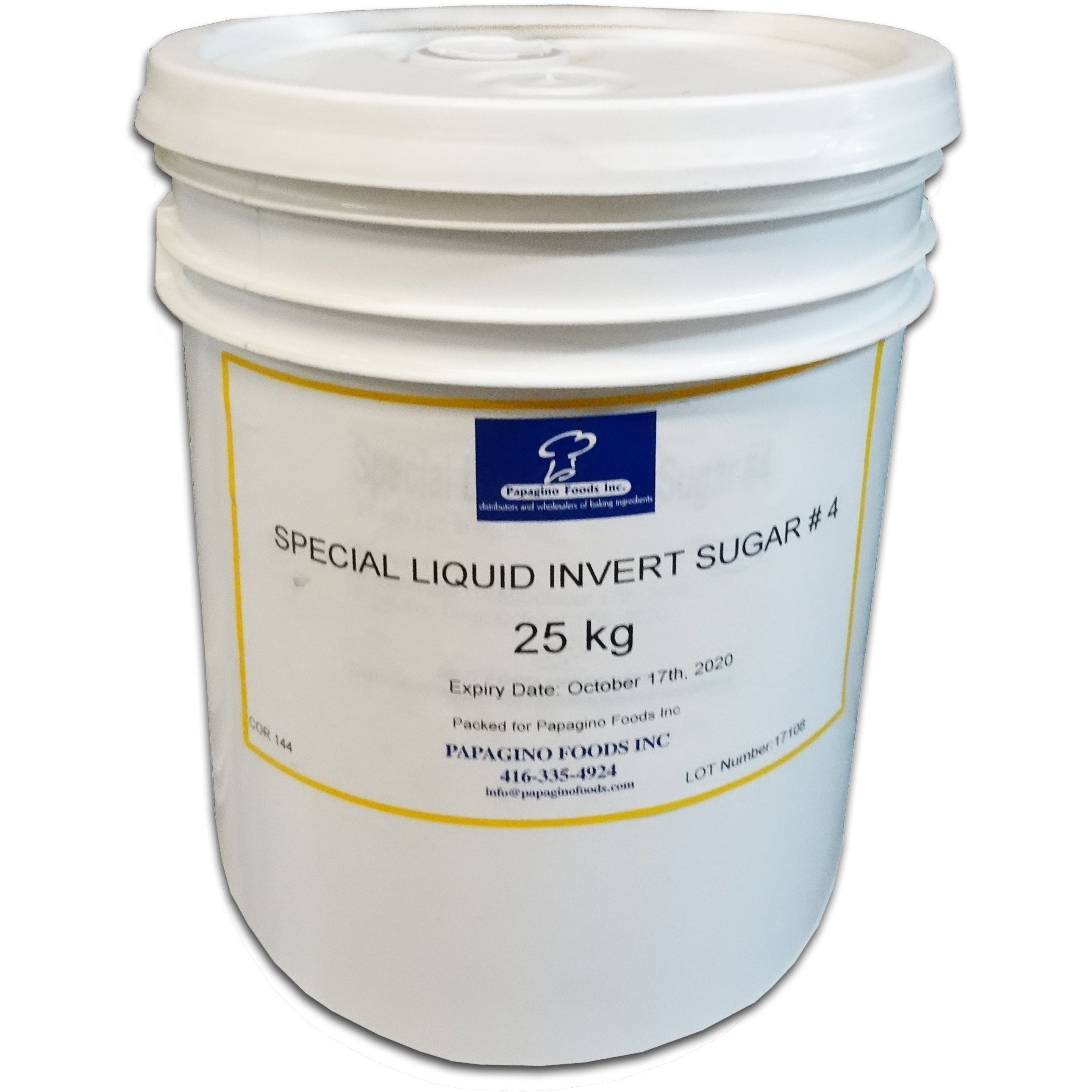 Invert Sugar 25 kg (Pickup Only) - Papagino Foods Inc.