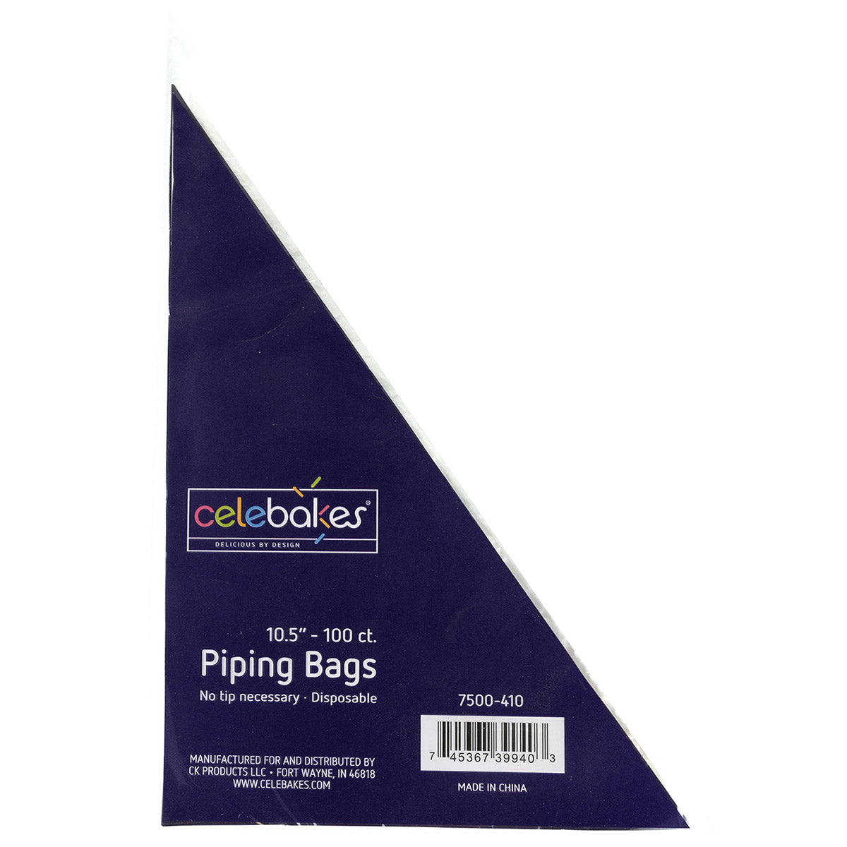 Tip Less Decorating / Piping Bags 10.5", pkg of 100 - Papagino Foods Inc.