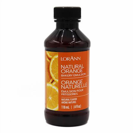 LorAnn Oils Orange (Natural), Bakery Emulsion   - 4 OZ   #0760-0806B - Papagino Foods Inc.