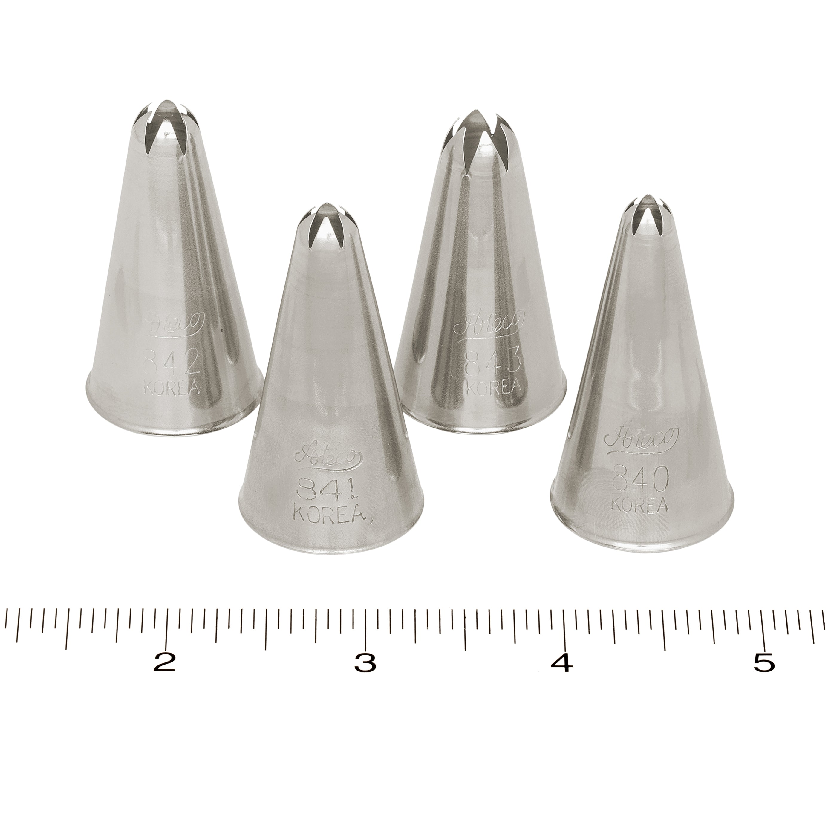 Ateco Pastry Tube Closed Star #843 - Papagino Foods Inc.