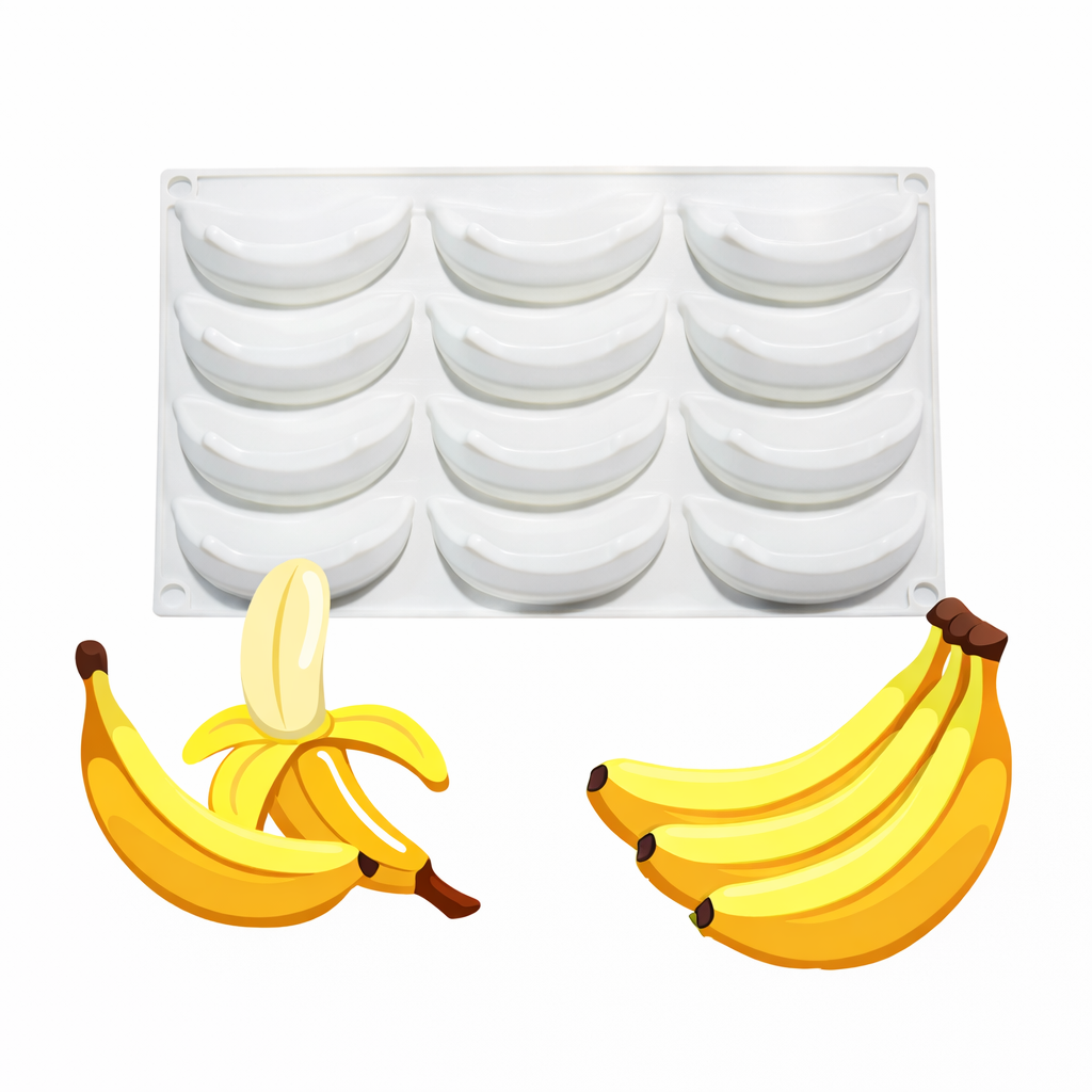 Banana Bean Mold (12 Cavities) - Papagino Foods Inc. 