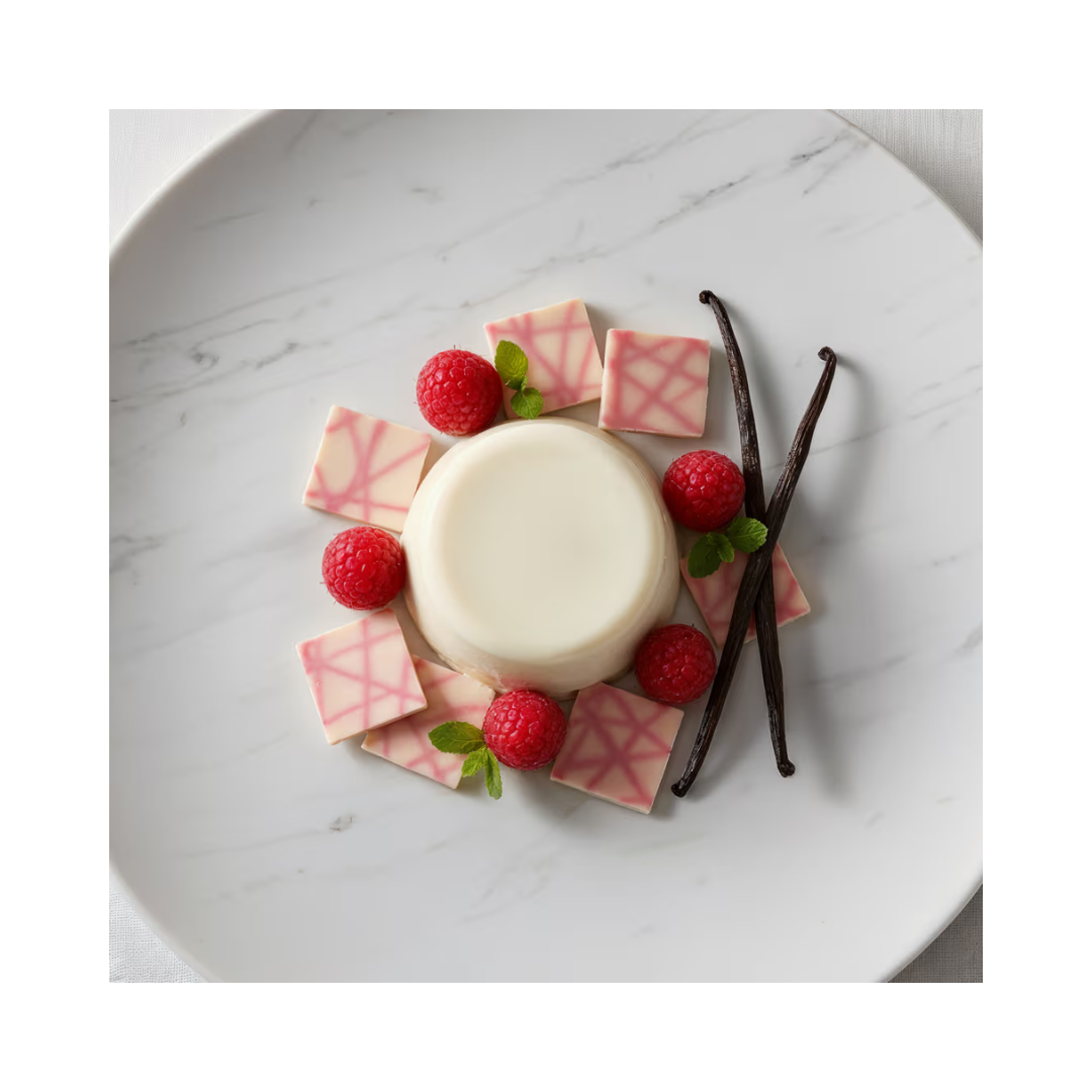 Pink patterned square candies from Papagino Foods Inc., 1.2 kg box with 350 pieces, ideal for gifting or parties.