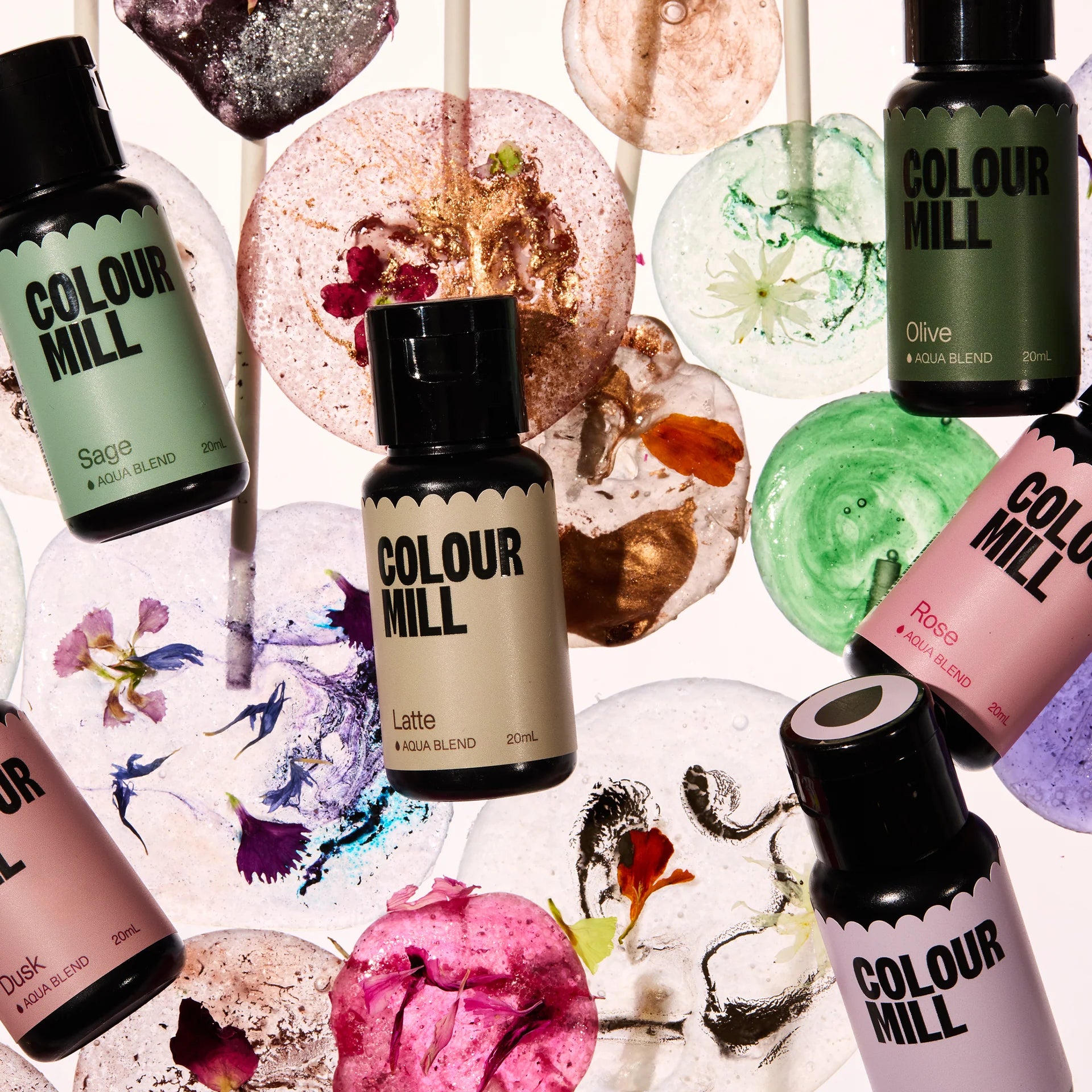 Colour Mill Aqua Blend Colouring 20ml Botanical Pack - Papagino Foods Inc. 