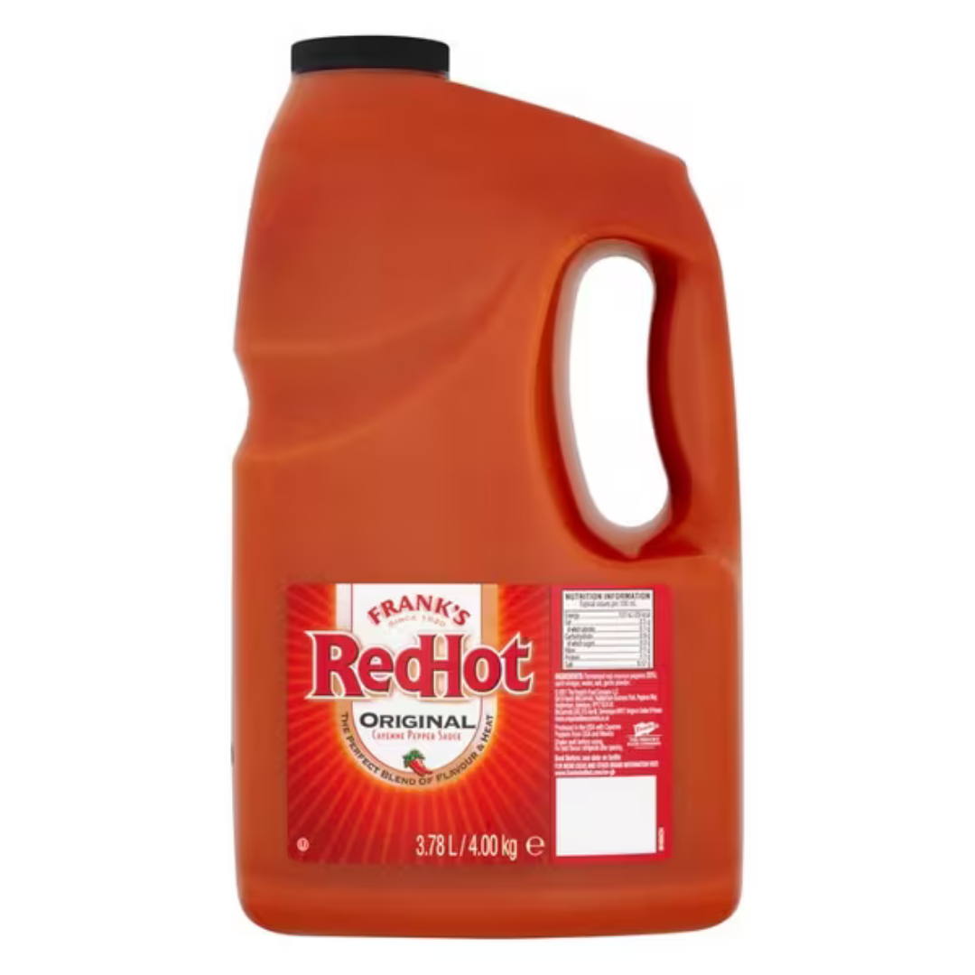 Frank's - Red Hot Original Hot Cayenne Pepper Sauce 3.78 L - Papagino Foods Inc. 