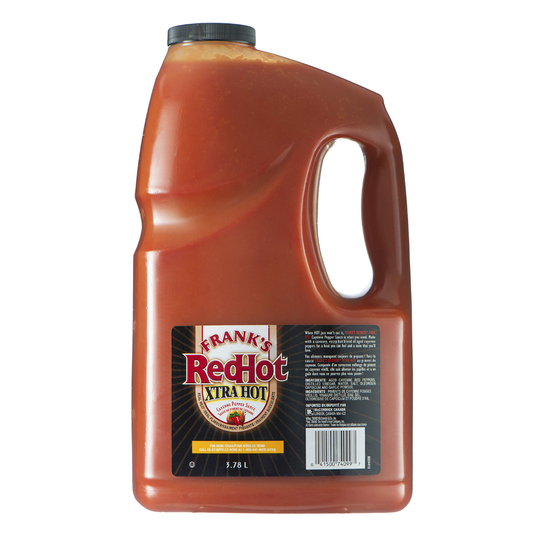Frank's - Red Hot Xtra Hot Cayenne Pepper Sauce 3.78 L - Papagino Foods Inc. 