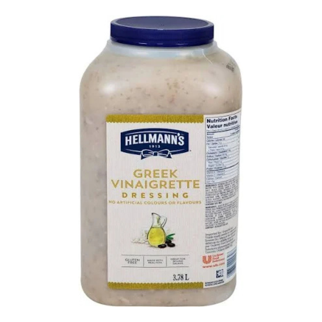 Hellmann's - Greek Vinaigrette Dressing 3.78 L - Papagino Foods Inc. 