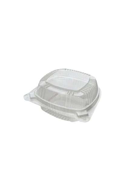 HQ 1105 Clamshell Containers  - Size 5.12" x 5.12" x 2.36" – 400 pcs - Papagino Foods Inc. 