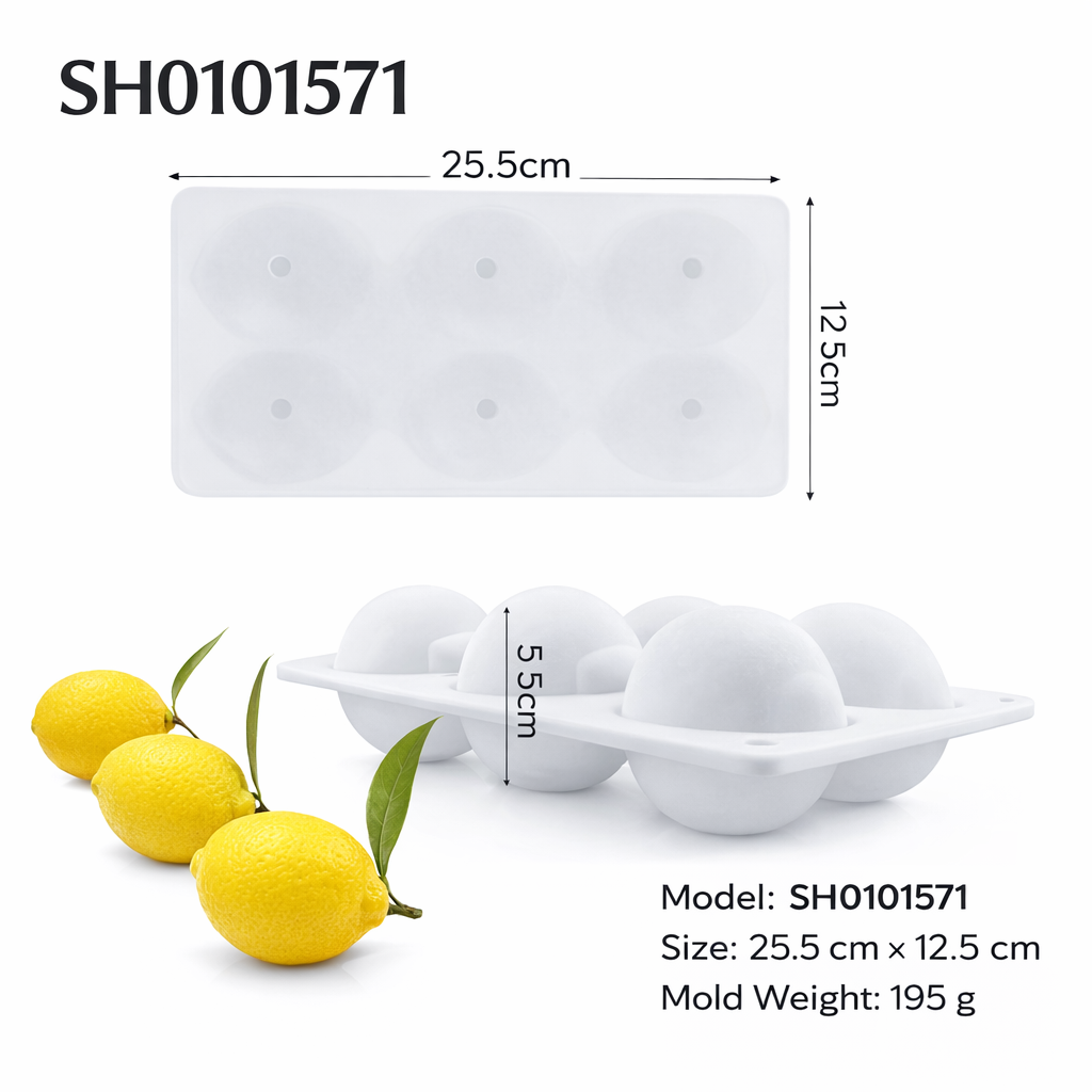 Lemon Mold (6 Cavities) - Papagino Foods Inc. 