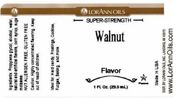 LorAnn Oils Walnut Flavor  - 1 OZ - Papagino Foods Inc.