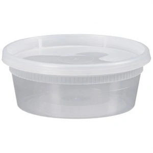 LR 8oz Heavy Deli Container, 240 Sets - Papagino Foods Inc. 