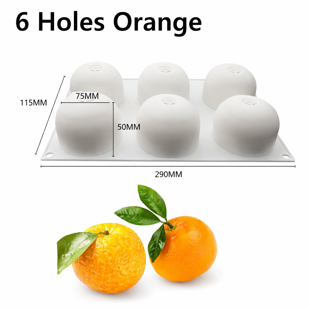 Orange Mold (6 Cavities) - Papagino Foods Inc. 