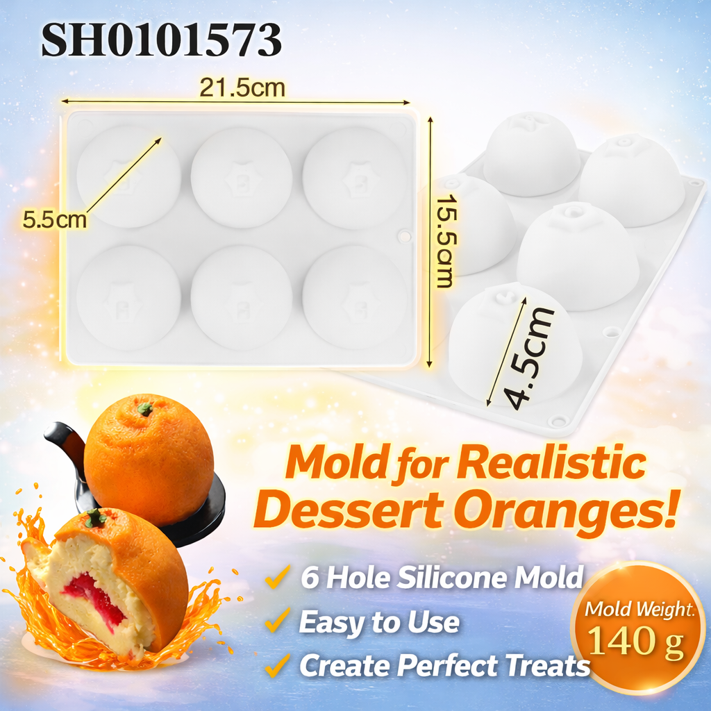 Orange Mold (6 Cavities) - Papagino Foods Inc. 