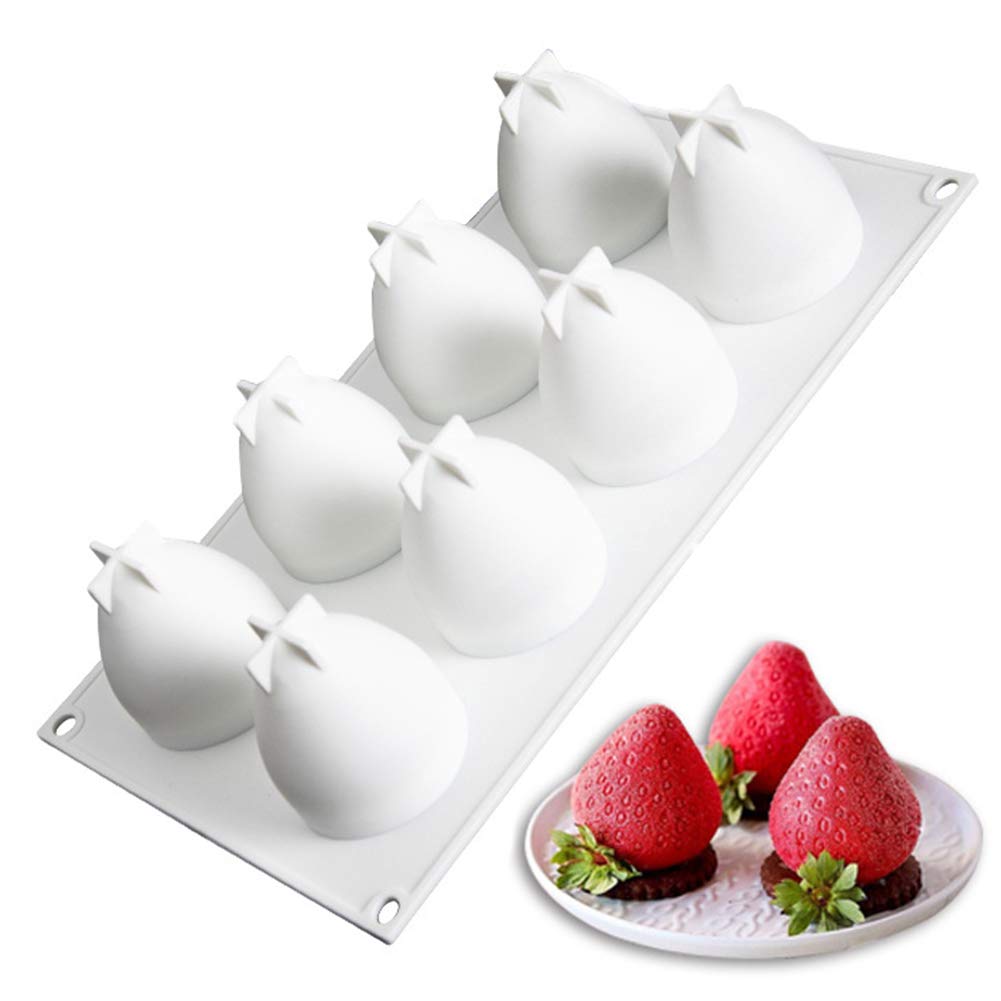 Strawberry Mold (8 Cavities) - Papagino Foods Inc. 
