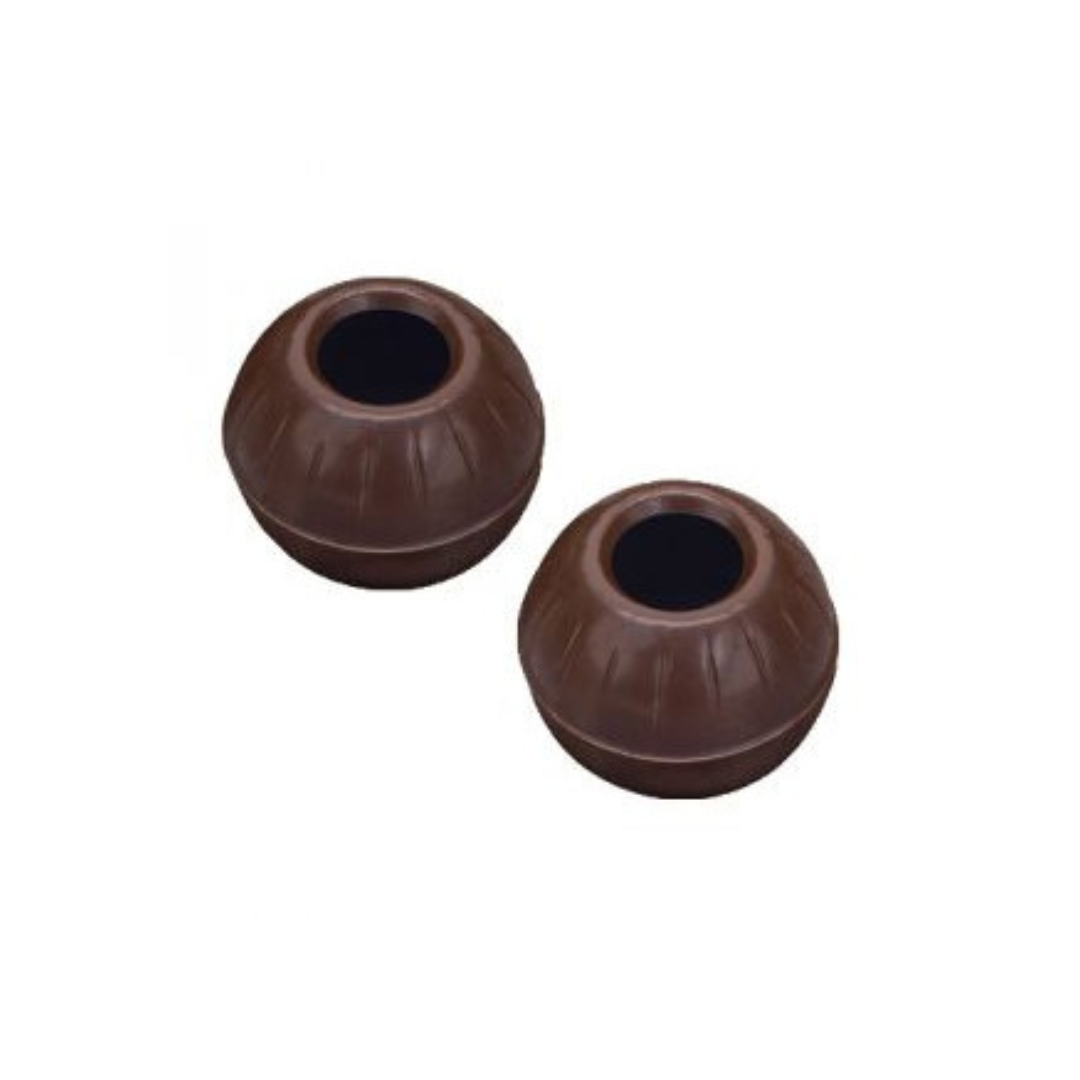 Truffle Shell - Dark Keller Brand 504 Pieces (DELICATE ITEM/PICKUP ONLY) - Papagino Foods Inc. 