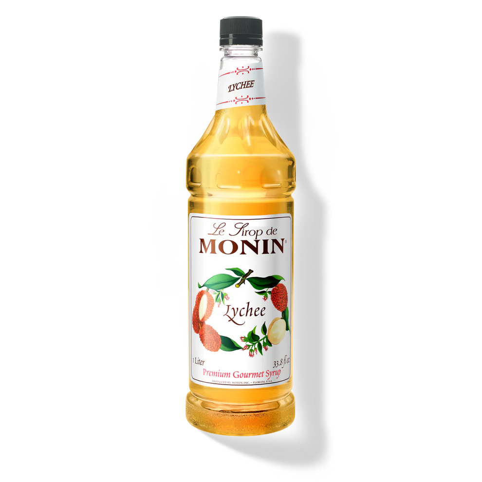 Monin Lychee Premium Syrup PET - Papagino Foods Inc. 