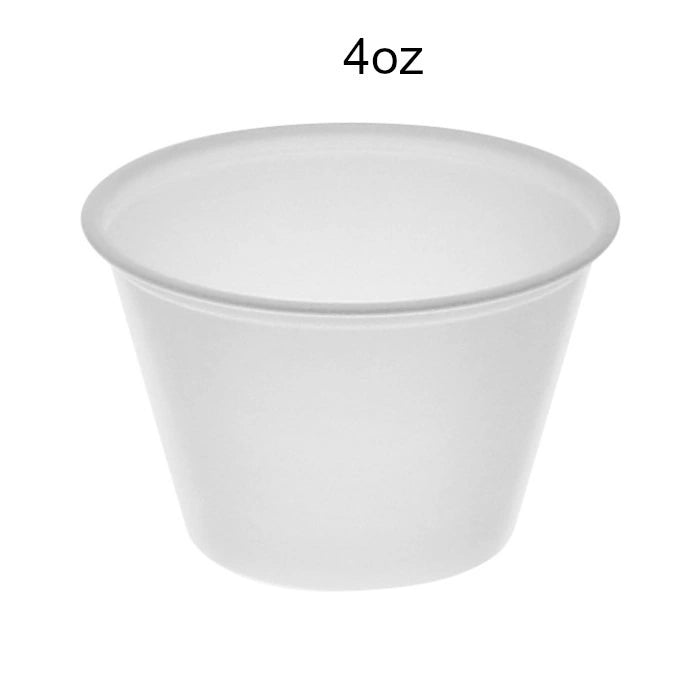 Titan 4 oz Plastic Portion Cup - Papagino Foods Inc. 