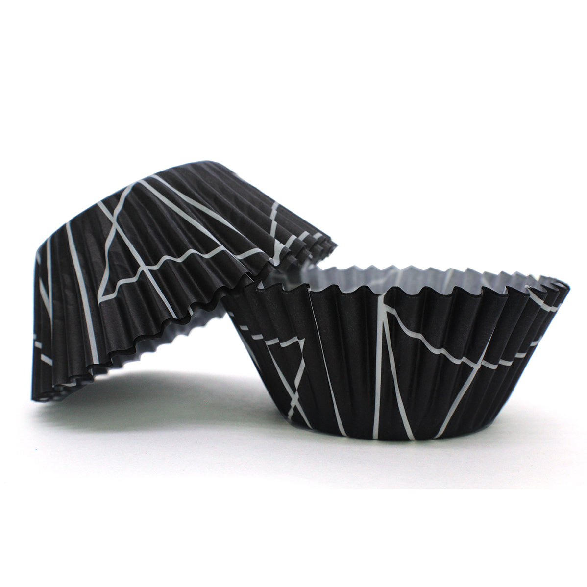 Celebakes  Black Triangle Standard Baking Cups, 50 Count - #7500-201 - Papagino Foods Inc.