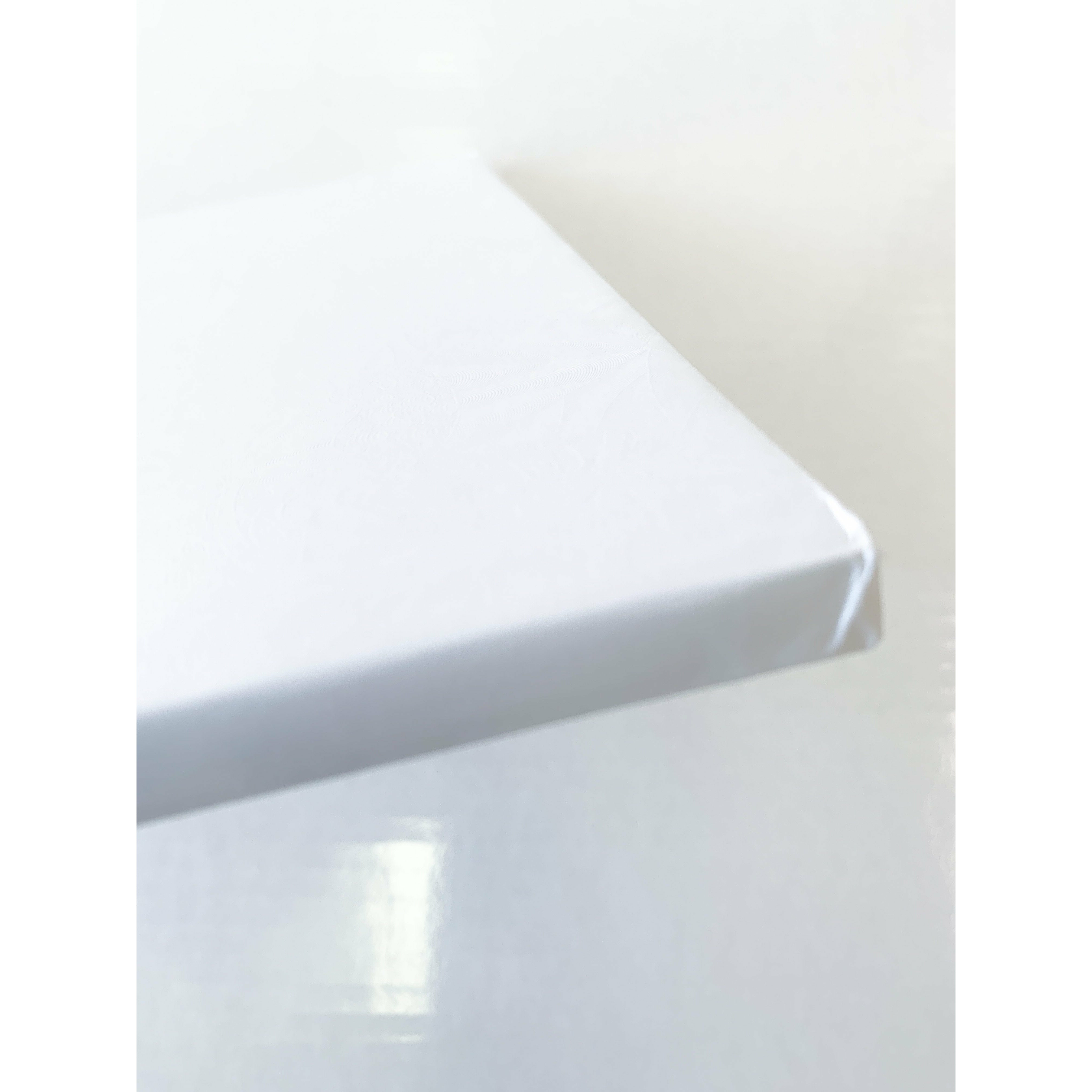 White Rectangular Cake Board  17 1/2 x 25 1/2 x 1/2 - Papagino Foods Inc.
