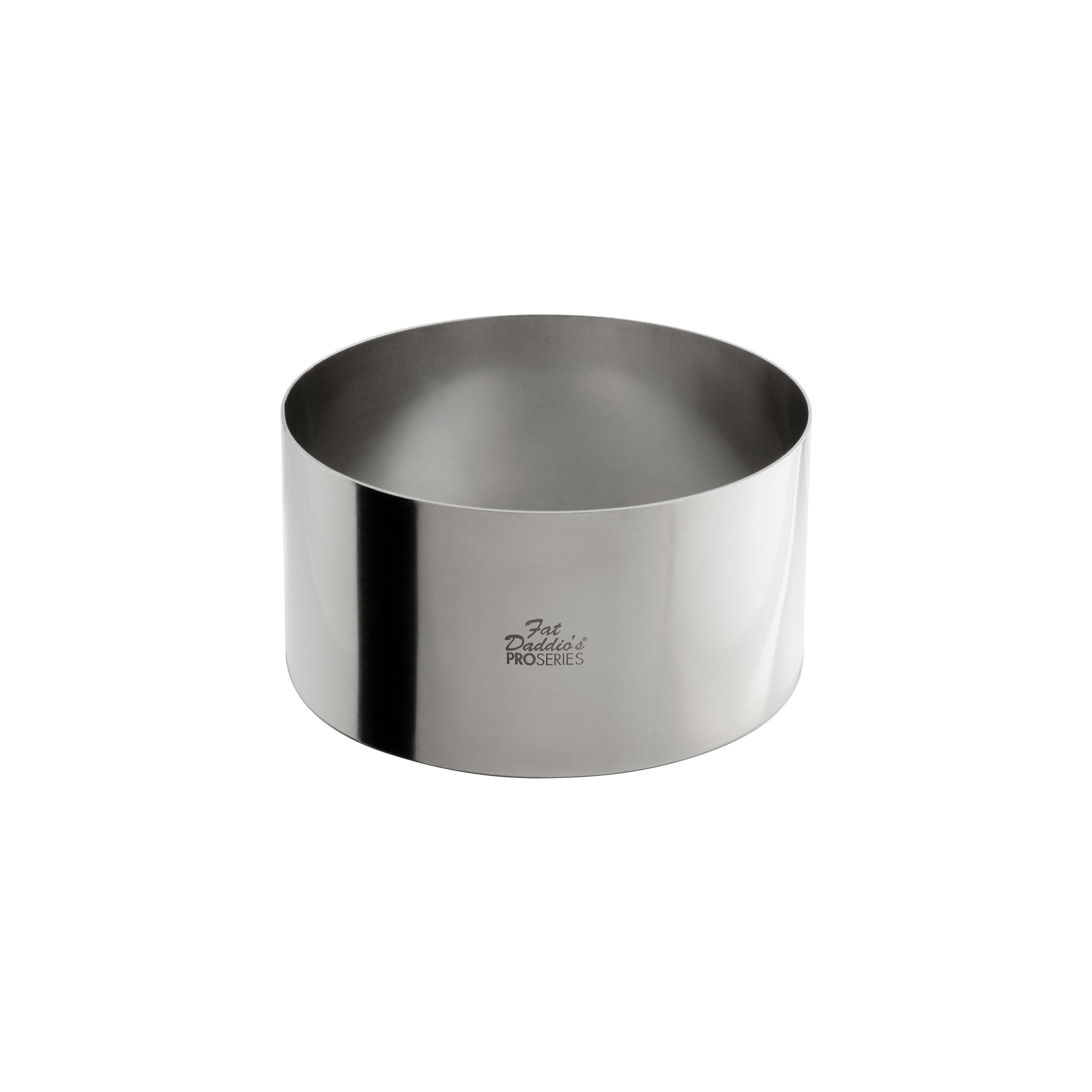 Fat Daddio, Stainless Steel, Round Pro Series Rings, 6 in x 3 in (SSRD-6030) - Papagino Foods Inc.