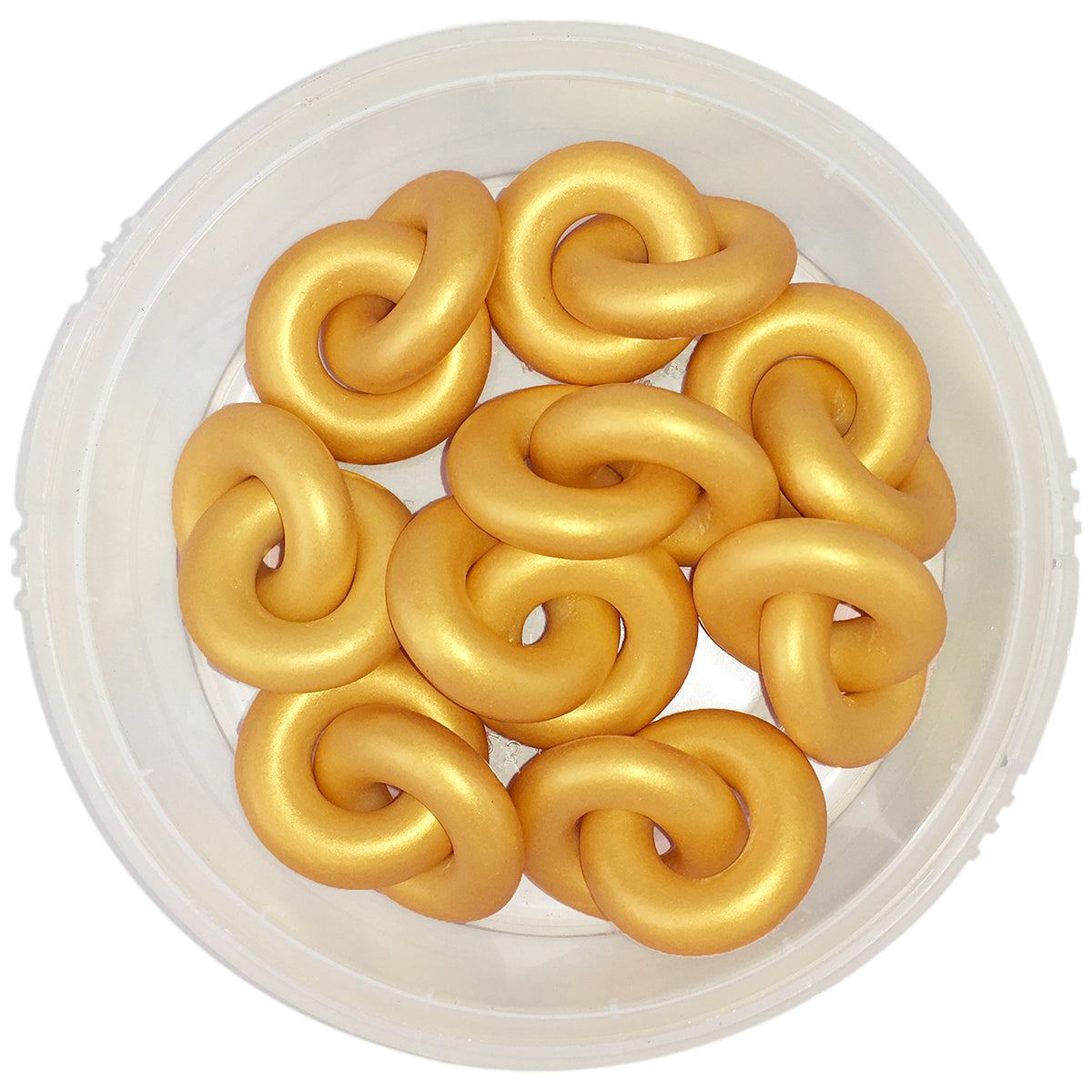 Gold Dragees Rings, 4.45 oz  #78-5819D - Papagino Foods Inc.