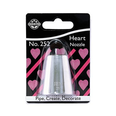 JEM Nozzle - Heart #252 #NZ252 - Papagino Foods Inc.
