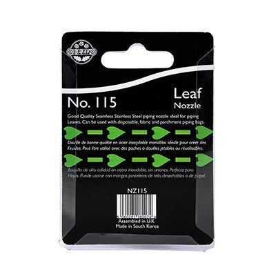 JEM Nozzle - Large Leaf #115 #NZ115 - Papagino Foods Inc.