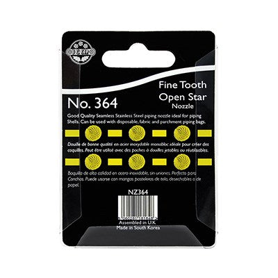 JEM Nozzle - Smooth / Ribbed Basketweave Nozzle #47  #NZ47 - Papagino Foods Inc. 