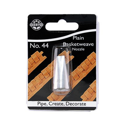 JEM Nozzle - Smooth / Ribbed Basketweave Nozzle #47  #NZ47 - Papagino Foods Inc. 