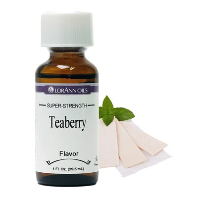 LorAnn Oils Teaberry Flavor   - 1 OZ # 0622-0500 **BBD Oct 2024** - Papagino Foods Inc.
