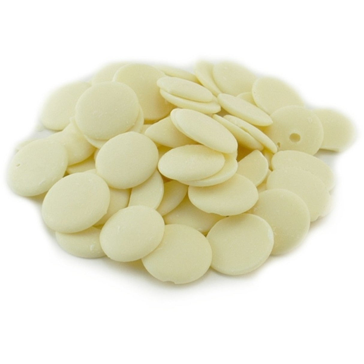 White Ezmelt Compound Snaps / Wafers 50 lb  - Pickup Only OR Shipping At Your Own Risk. - Papagino Foods Inc.